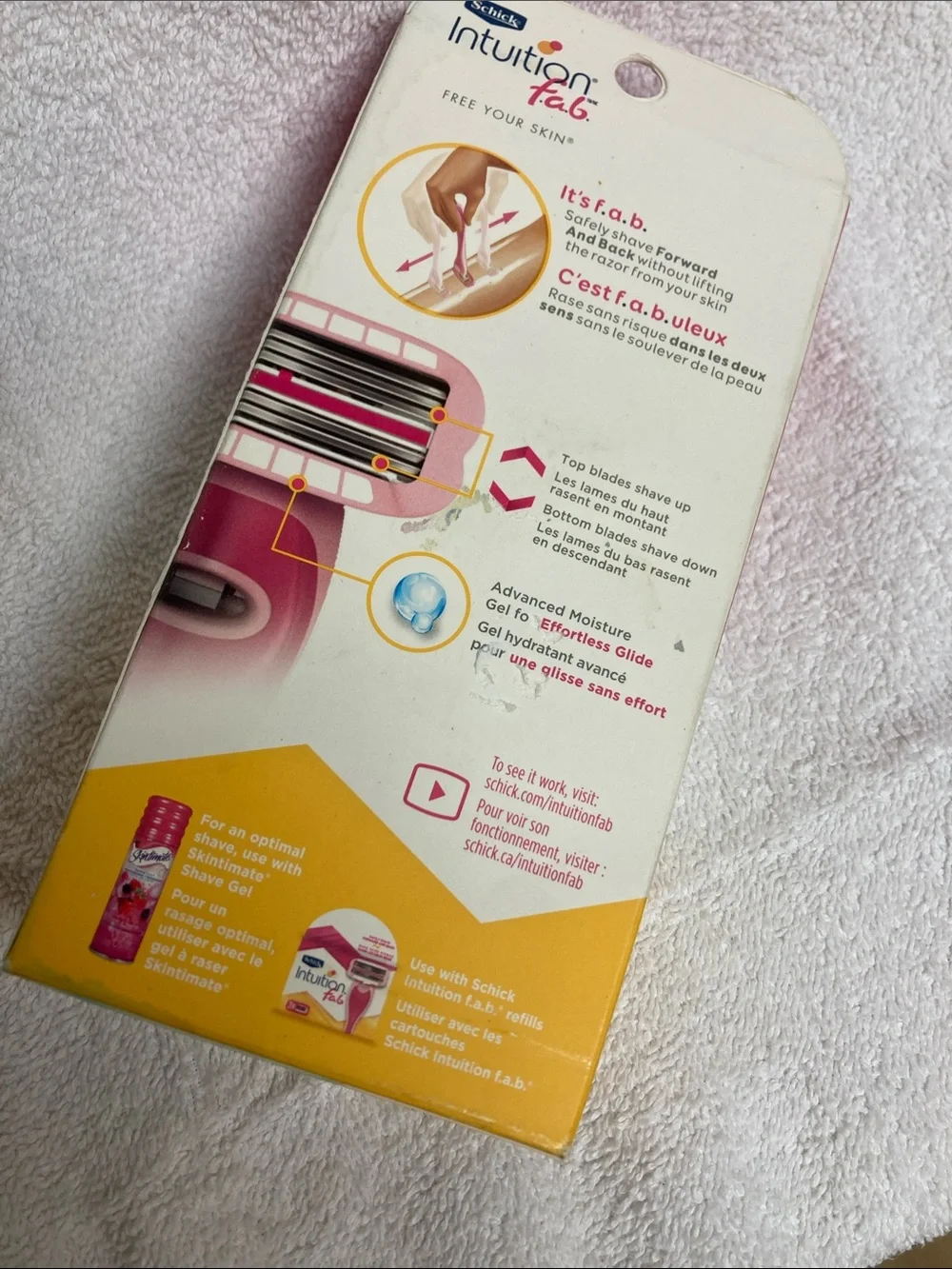 Schick Intuition f.a.b. Women's Razor — Pink